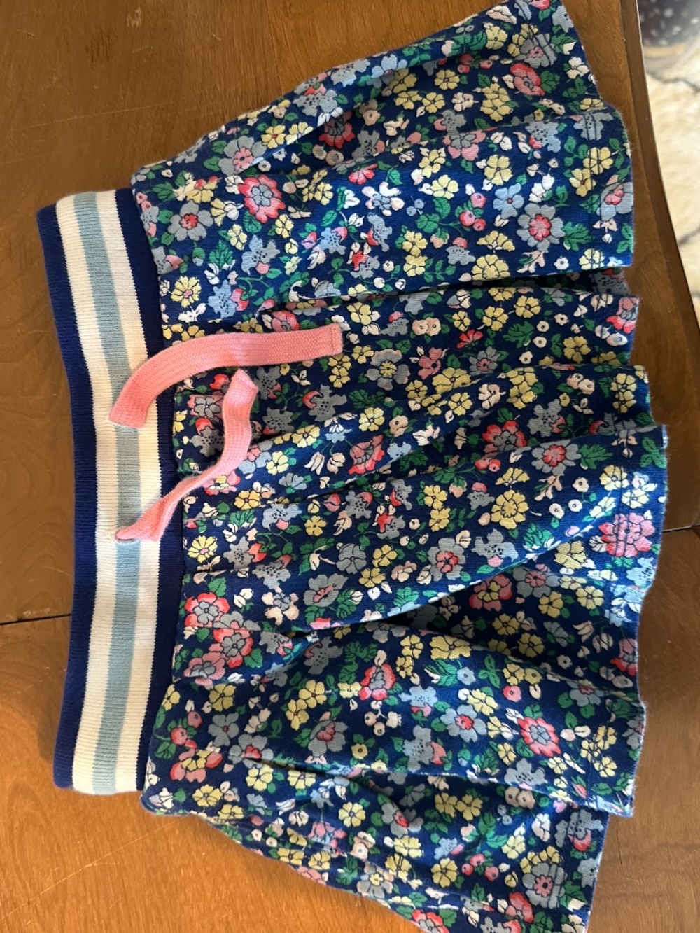 Mini Boden Floral Skort 2-3y